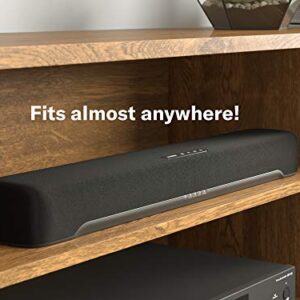 Yamaha Audio SR-C20A Compact Sound Bar with Built-in Subwoofer and Bluetooth, Black