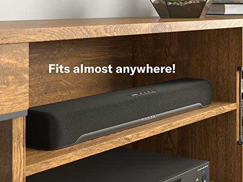 Yamaha Audio SR-C20A Compact Sound Bar with Built-in Subwoofer and Bluetooth, Black