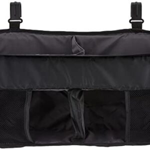 4moms Breeze Playard Diaper Caddy, Storage Basket for Diapers, Baby Wipes, and Organization, to Keep Essentials Within Reach, Black