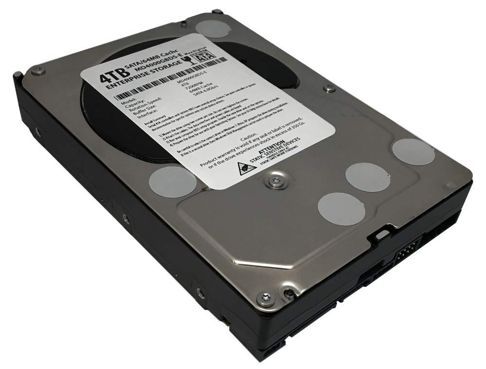 MaxDigital 4TB 7200RPM 64MB Cache SATA 6.0Gb/s (Enterprise Storage) 3.5inch Internal Hard Drive (Renewed)