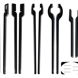 DIY Rapid Tongs Bundle Set 5 Type of Tong Bundles Set Comes with Rivet for Blacksmith Beginner