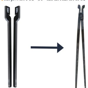 DIY Rapid Tongs Bundle Set 5 Type of Tong Bundles Set Comes with Rivet for Blacksmith Beginner