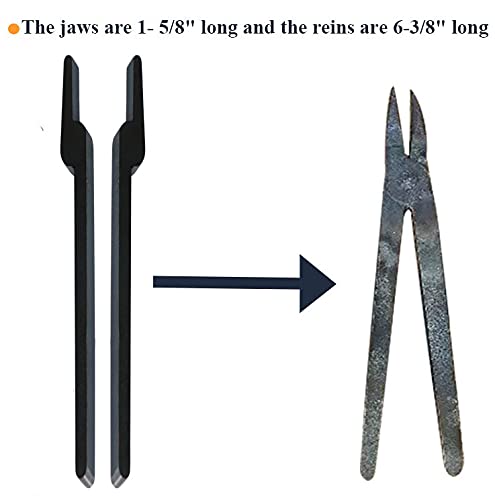 DIY Rapid Tongs Bundle Set 5 Type of Tong Bundles Set Comes with Rivet for Blacksmith Beginner