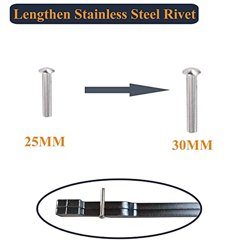 DIY Rapid Tongs Bundle Set 5 Type of Tong Bundles Set Comes with Rivet for Blacksmith Beginner