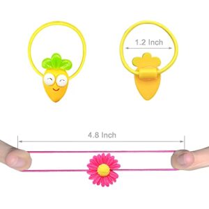 Hair Ties For Toddler Girls, AMMY 50 Pcs Girl Hair Accessories Elastic Hair Bands Ponytail Holders For Baby Toddler Girl Kids Children