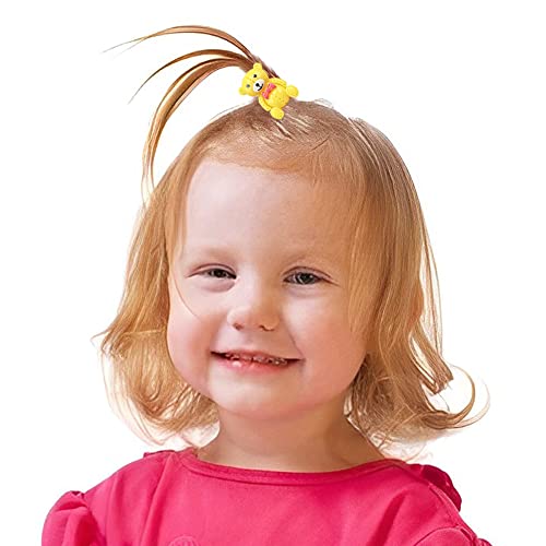 Hair Ties For Toddler Girls, AMMY 50 Pcs Girl Hair Accessories Elastic Hair Bands Ponytail Holders For Baby Toddler Girl Kids Children