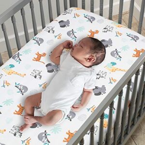 Bedtime Originals Mighty Jungle 3Piece Crib Bedding Set, Multicolor (283003V)