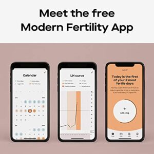 Modern Fertility Ovulation Kit | Reliable at-Home Test Helps You Identify Fertile Days, Predict Ovulation, and Get in Sync with Your Cycle, FSA HSA Approved | 20 Test Strips