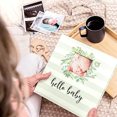 Baby Memory Book First 5 Years - Keepsake Monthly Milestone Journal for Boy or Girl - Pregnancy Gift for Baby Shower - Gender Neutral Record Book with Gift Box - Personalize Cover with Baby Photo