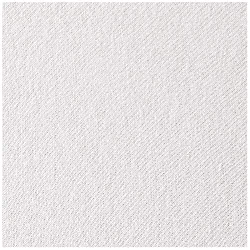 HonestBaby Organic Cotton Fitted Crib Sheet, Bright White, One Size