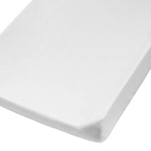 HonestBaby Organic Cotton Changing Pad Covers (Set of Two), Bright White, One Size