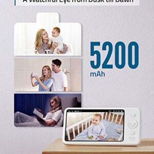 eufy Security, SpaceView Pro Video Baby Monitor with 5" Screen, Two-Way Audio, Security Camera, 720p, Pan & Tilt, Night Vision, Lullaby Player, Wide Angle Lens Not Included (No App Required)