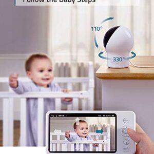 eufy Security, SpaceView Pro Video Baby Monitor with 5" Screen, Two-Way Audio, Security Camera, 720p, Pan & Tilt, Night Vision, Lullaby Player, Wide Angle Lens Not Included (No App Required)