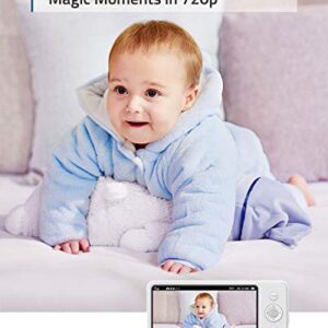 eufy Security, SpaceView Pro Video Baby Monitor with 5" Screen, Two-Way Audio, Security Camera, 720p, Pan & Tilt, Night Vision, Lullaby Player, Wide Angle Lens Not Included (No App Required)