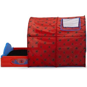 Marvel Spider-Man Sleep and Play Toddler Bed with Tent by Delta Children