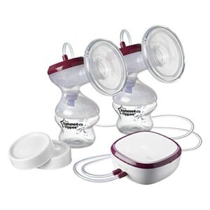 tommee tippee made for me double electric breast pump, usb rechargeable | quiet, portable, lightweight
