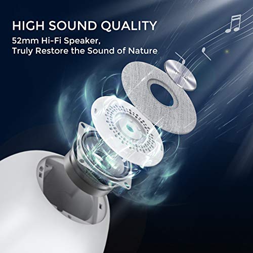 TOZO NL1 White Noise Machine with 32 Hi-fi Soothing Sounds, Adjustable Night Light, Timer & Memory Function, Built-in Rechargeable Battery or Adapter Charging, Sound Machine for Sleeping, Study & Work