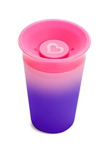 munchkin® miracle® 360 color changing, plastic, sippy cup, 9 ounce, pink