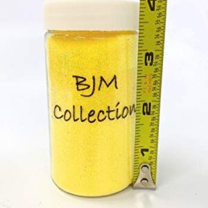 BJM Collection 100 Grams Fine Glitter Powder Bottle Art Craft (Hot Pink)