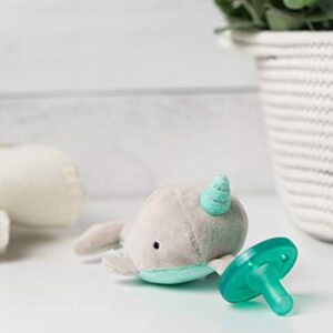 WubbaNub Infant Pacifier - Marnie Narwhal