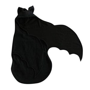 newborn baby bat sleeping bag boys girls halloween cotton black wrap hooded swaddle blanket for 0-12 months (a, 0-6 months)