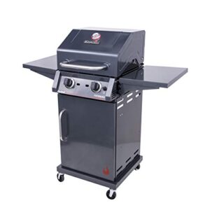 Char-Broil 463655621 Performance TRU-Infrared 2-Burner Cabinet Style Liquid Propane Gas Grill, Metallic Gray