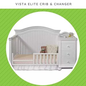 CC KITS Toddler Bed Safety Guard Rail Conversion Kit 137 for Sorelle Finley Crib & Changer, Verona Crib & Changer & Vista Elite Crib and Changer (White)