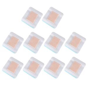 nuobesty 10pcs baby navel sticker waterproof umbilical cord patch swimming bathing infant abdominal binder belly button protectors