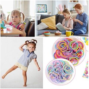 200pcs Hair Ties for Kids Hair Ties Toddler Girls Hair Ties for Girls Elastic Hair Bands Small Hair Ties for Kids