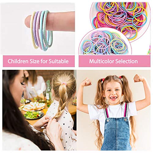 200pcs Hair Ties for Kids Hair Ties Toddler Girls Hair Ties for Girls Elastic Hair Bands Small Hair Ties for Kids