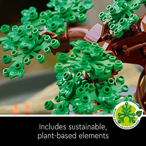 LEGO Icons Bonsai Tree Building Set 10281 - Featuring Cherry Blossom Flowers, DIY Plant Model for Adults, Creative Gift for Home Décor and Office Art, Botanical Collection Design Kit