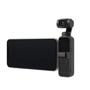 DJI Pocket 2 - Handheld 3-Axis Gimbal Stabilizer with 4K Camera, 1/1.7” CMOS, 64MP Photo, Pocket-Sized, ActiveTrack 3.0, Glamour Effects, YouTube TikTok Video Vlog, for Android and iPhone, Black