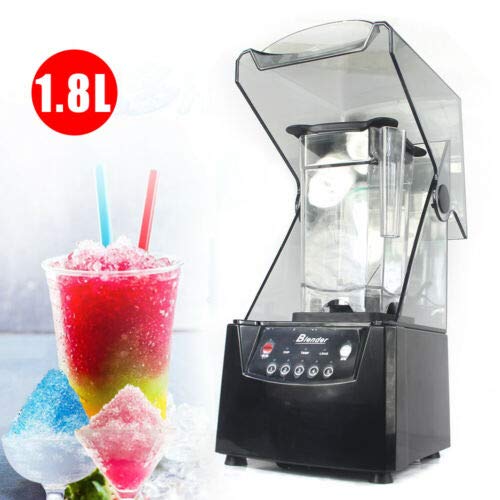 1.8L 110V 2600W Electric Soundproof Blender for Shakes Smoothies Food Prep and Frozen Blending Total Crushing Technology for Smoothies ice and Frozen Fruit