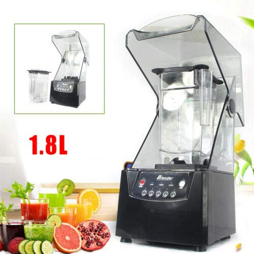 1.8L 110V 2600W Electric Soundproof Blender for Shakes Smoothies Food Prep and Frozen Blending Total Crushing Technology for Smoothies ice and Frozen Fruit