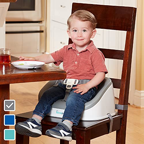 hiccapop ErgoBoost Toddler Booster Seat for Dining Table, Non-Slip Stable Baby Booster Seat for Dining Table, Soft Foam Booster Chair for Toddlers Eating, High Chair Booster Seat for Dining Table