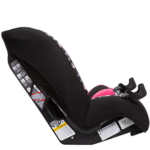 Disney Baby Jive 2 in 1 Convertible Car Seat,Rear-Facing 5-40 pounds and Forward-Facing 22-65 pounds, Minnie Stripes