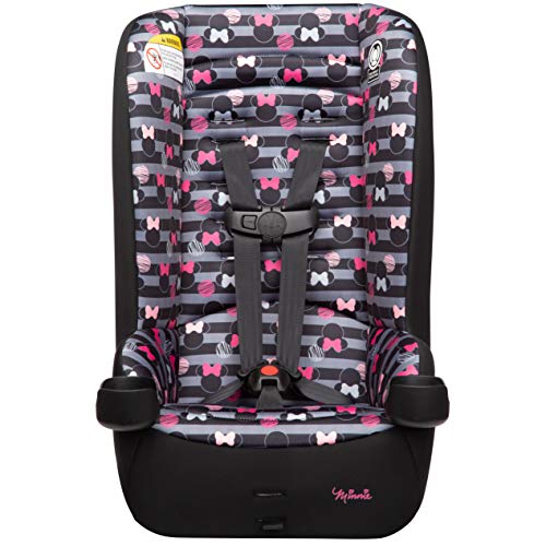 Disney Baby Jive 2 in 1 Convertible Car Seat,Rear-Facing 5-40 pounds and Forward-Facing 22-65 pounds, Minnie Stripes