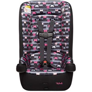 Disney Baby Jive 2 in 1 Convertible Car Seat,Rear-Facing 5-40 pounds and Forward-Facing 22-65 pounds, Minnie Stripes