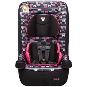Disney Baby Jive 2 in 1 Convertible Car Seat,Rear-Facing 5-40 pounds and Forward-Facing 22-65 pounds, Minnie Stripes