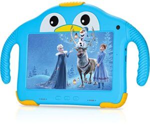 kids tablet 7inch tablet for kids android 10 toddler tablet eye protection 32gb kids app preinstalled learning tablet wifi education dual cameras with kid-proof case youtube netflix google play store