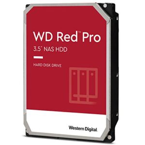 western digital 16tb wd red pro nas internal hard drive hdd - 7200 rpm, sata 6 gb/s, cmr, 256 mb cache, 3.5" - wd161kfgx
