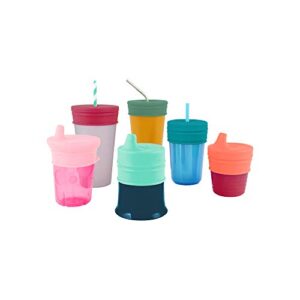 Boon SNUG Spout Sippy Lids, Assorted Colors (Pack of 3)