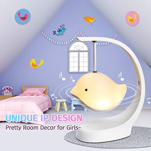 One Fire Baby Night Light Sound Machine Baby+Bluetooth Speaker, 7 Color Changing Kids Night Light+Kids Room Deocr, Unique IP Kids Night Lights for Bedroom+Girls Room Decor, Birthday Gifts for Girls