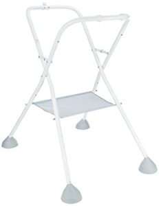 bÉaba, baby bath and changing table stand, camele'o compatible, foldable, can be dismantled - light mist