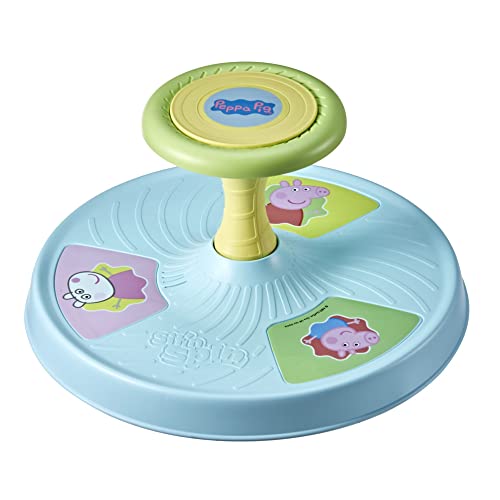 Playskool Peppa Pig Sit 'n Spin Musical Classic Spinning Activity Toy for Toddlers Ages 18 Months and Up (Amazon Exclusive)