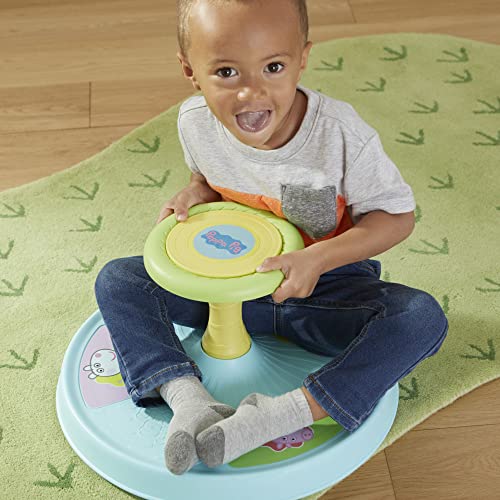 Playskool Peppa Pig Sit 'n Spin Musical Classic Spinning Activity Toy for Toddlers Ages 18 Months and Up (Amazon Exclusive)