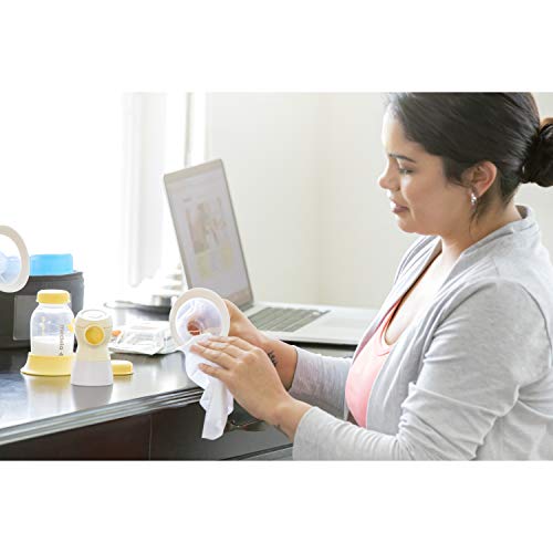 Medela Quick Clean Breast Pump and Accessory Wipes 30 Count, Resealable, Convenient and Hygienic On The Go Cleaning for Tables, Countertops, Chairs, and More