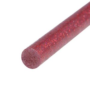 uxcell Mini Hot Glue Gun Sticks 4-inch x 0.27-inch for Glue Guns, Glitter Red 16pcs