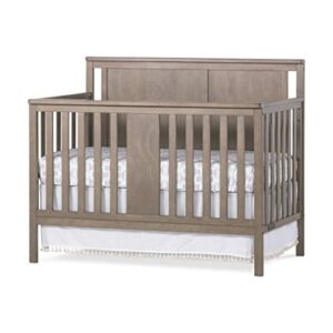 child craft quincy 4-in-1 convertible crib, dusty heather brown