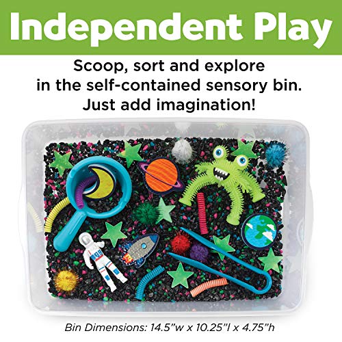 Creativity for Kids Sensory Bin: Outer Space - Preschool and Toddler Sensory Toys, Fine Motor Skills Toys and Sensory Activities for Kids Ages 3+